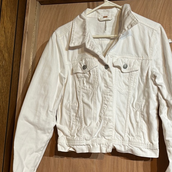 Free people White Denim Jacket - Picture 1 of 3